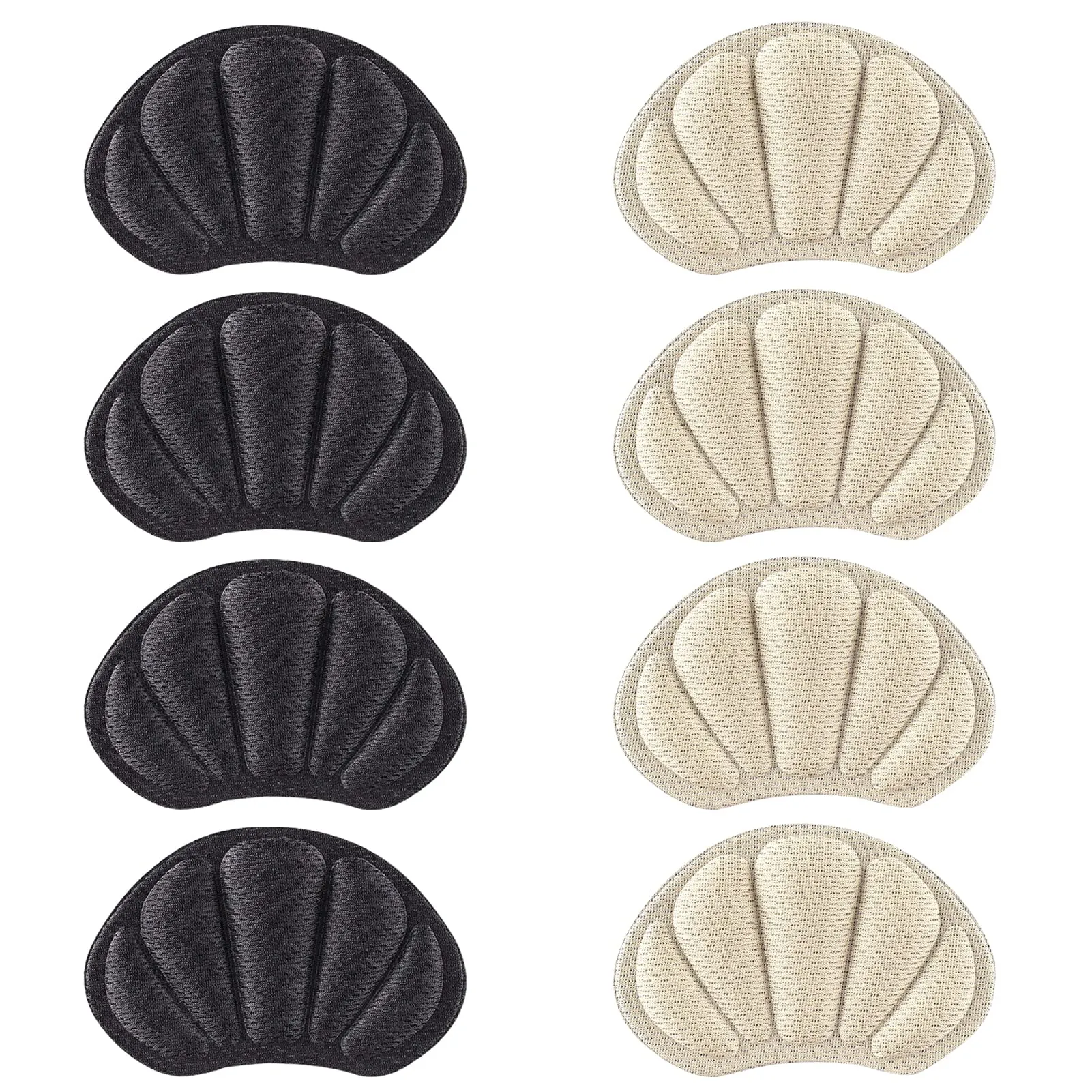 4 Pairs Heel Grips Shoes Pads Adhesive Heel Cushions Pads Shoe Insert Liners Heel Protectors Heel Grips Liner Cushions Inserts Thick Heel Pads for Loose Shoes Too Big Ladies Women Men Trainers