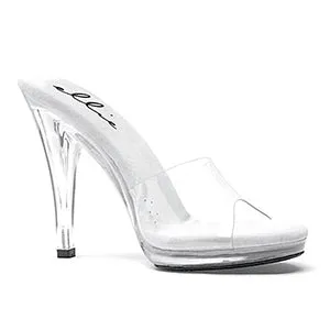 421-VANITY 4.5" Heel Clear Mule.