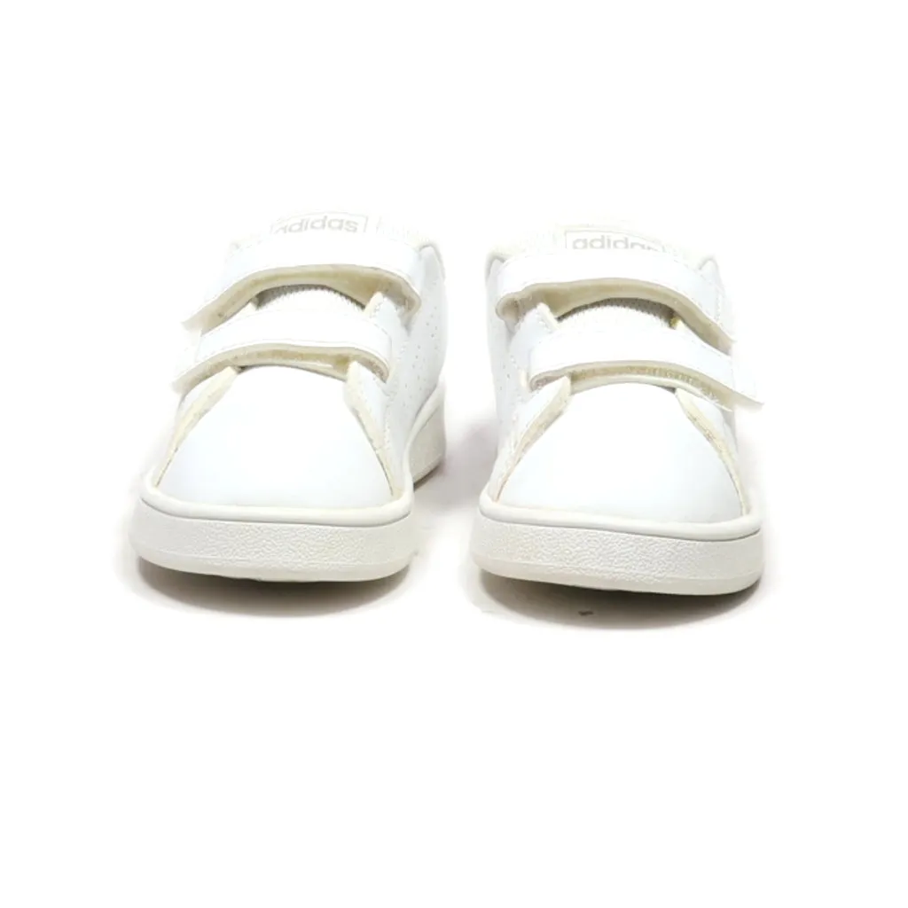Adidas Neo Advantage Crawlers Leather White Colour For Kids
