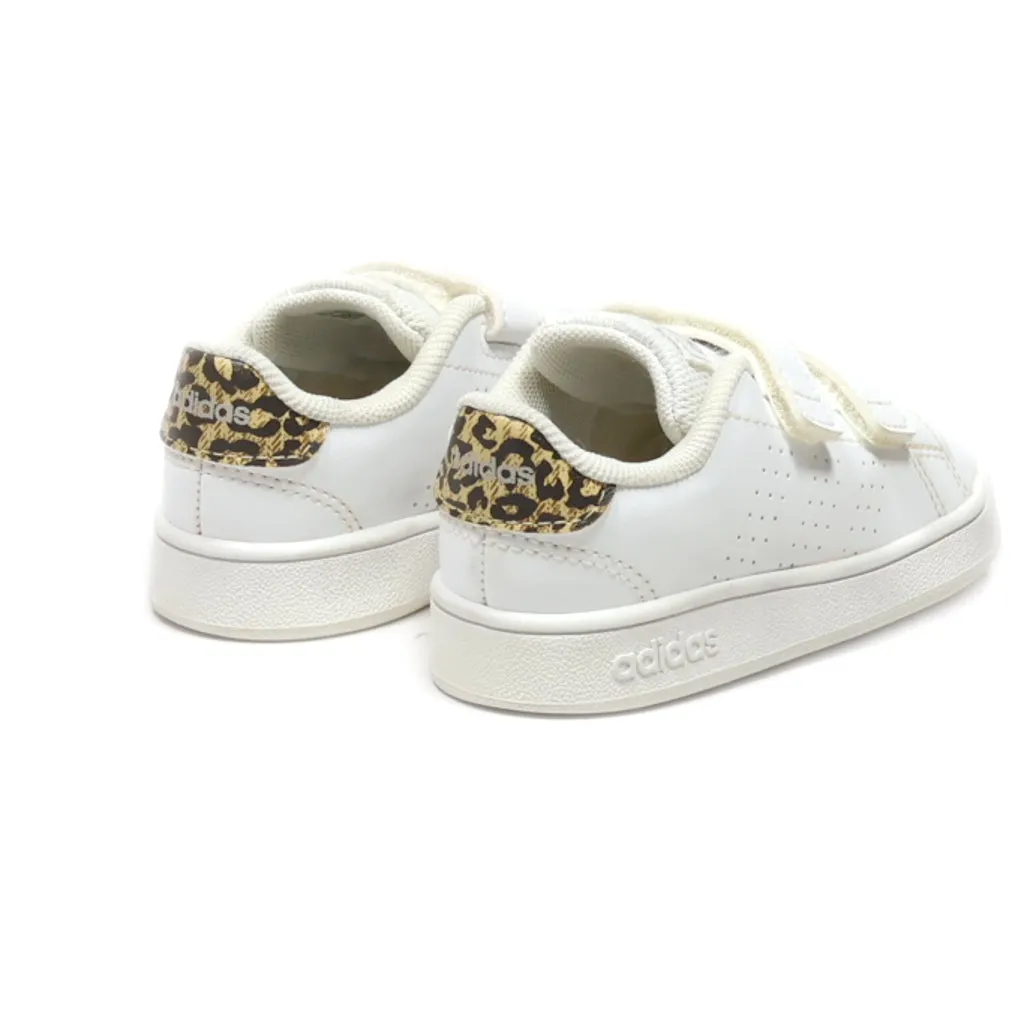 Adidas Neo Advantage Crawlers Leather White Colour For Kids