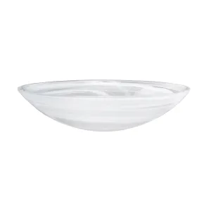 Alabaster White Serving Bowl
