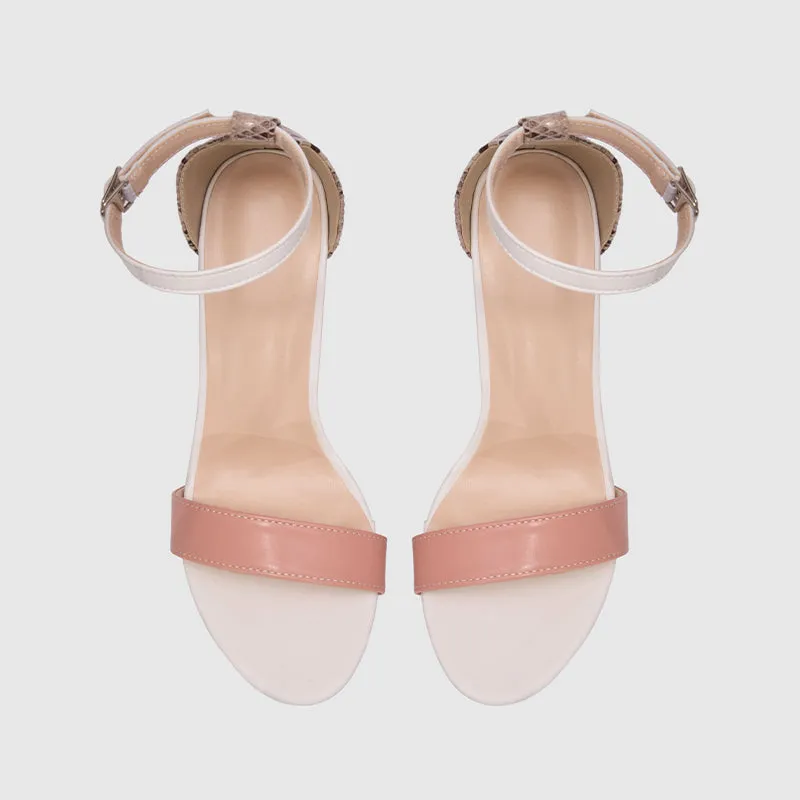 Ankle Strap Chunky Heeled Sandals