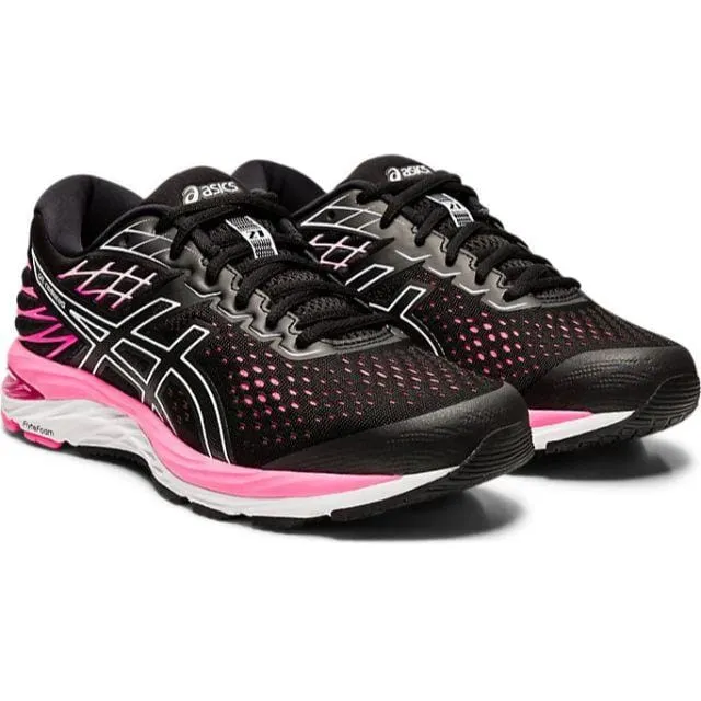 Asics Gel-Cumulus 21 Women Running Shoes Black/Pink