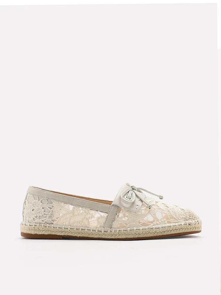 Avianna Lace and Bow Espadrilles