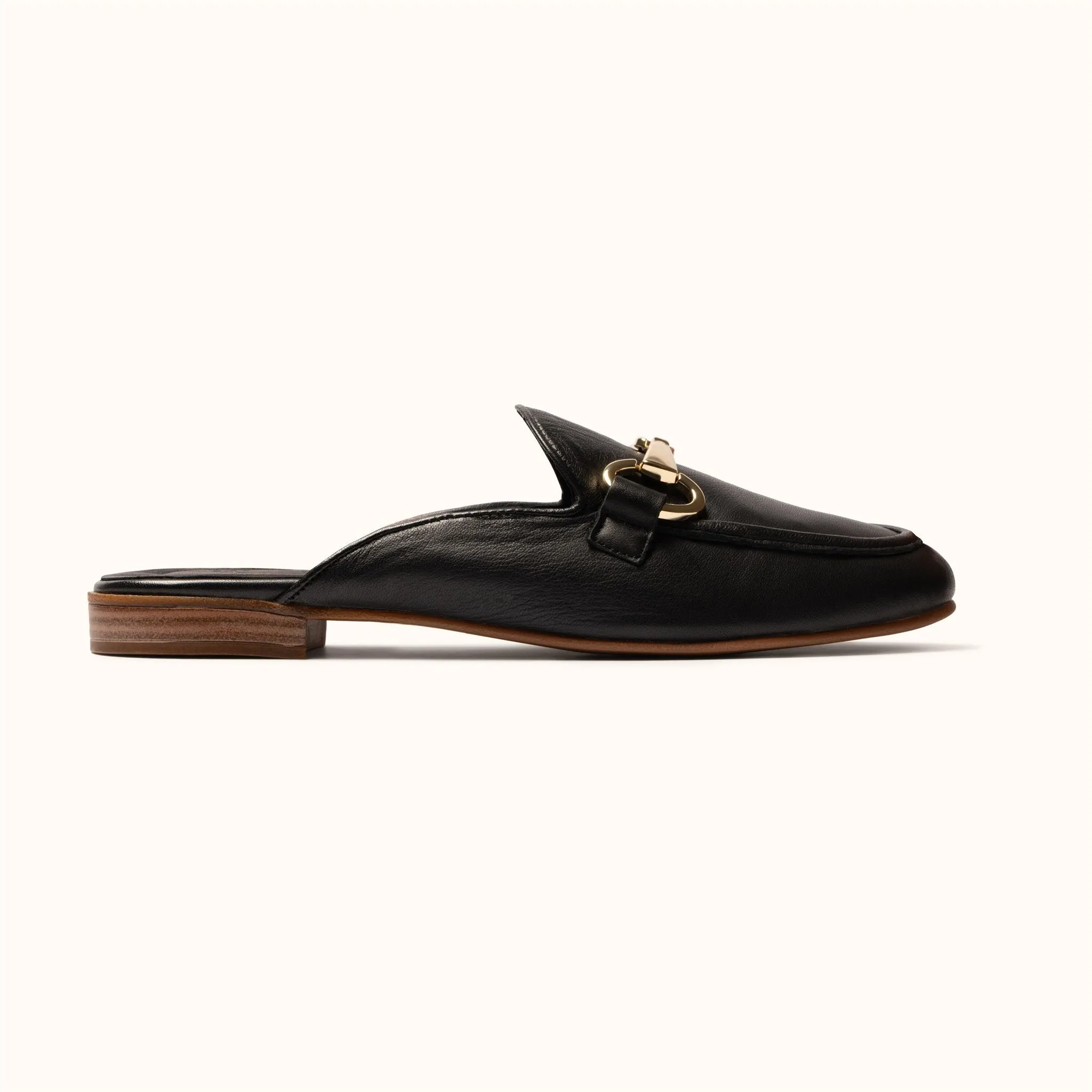 Backless Loafer - Black