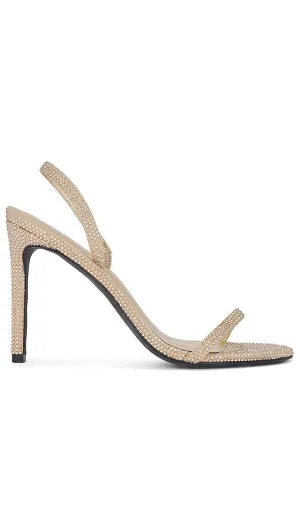 BLACK SUEDE STUDIO Luciana Sandal in Metallic Gold
