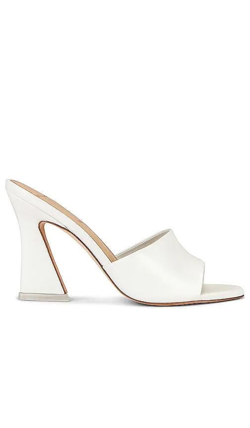BLACK SUEDE STUDIO Nadya Mule Sandal in White
