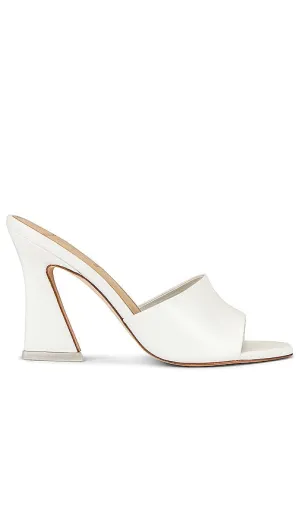 BLACK SUEDE STUDIO Nadya Mule Sandal in White