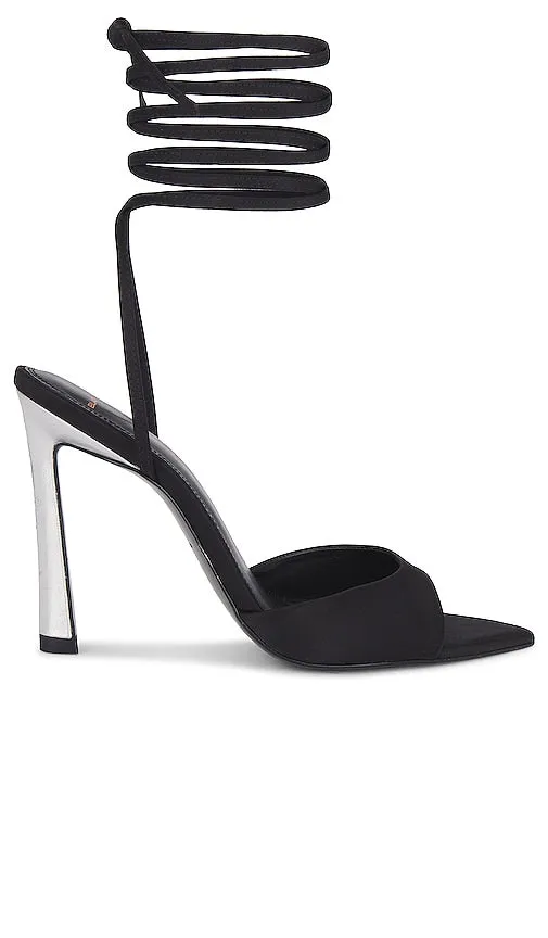 BLACK SUEDE STUDIO x REVOLVE Terina Sandal in Black