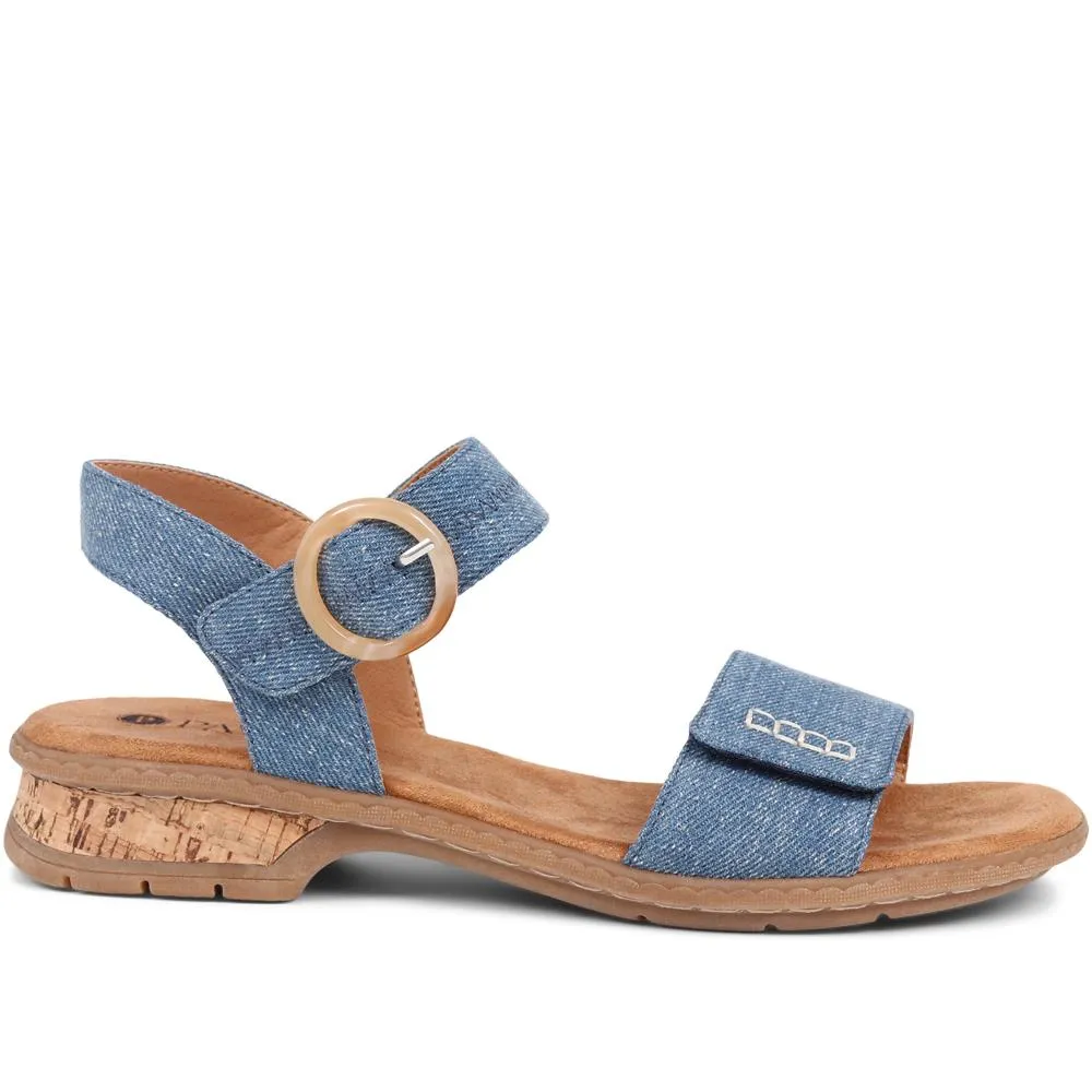 Block-Heeled Sandals  - WOIL39015 / 325 180
