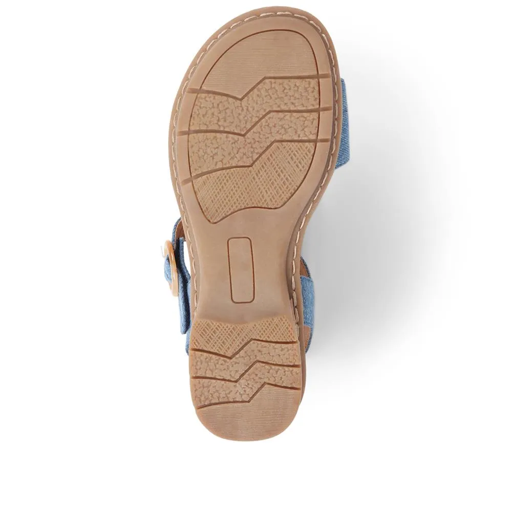 Block-Heeled Sandals  - WOIL39015 / 325 180