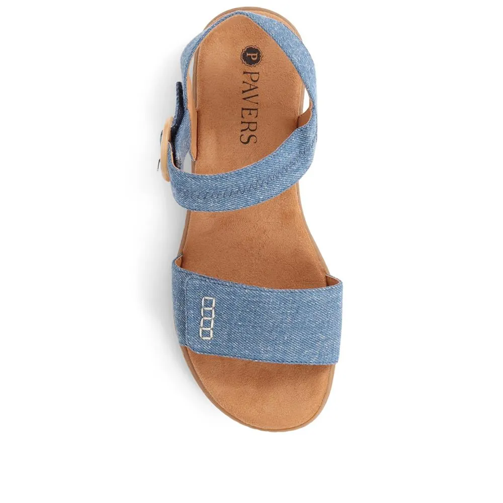 Block-Heeled Sandals  - WOIL39015 / 325 180