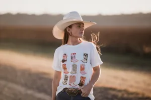 Boots n’ all tee