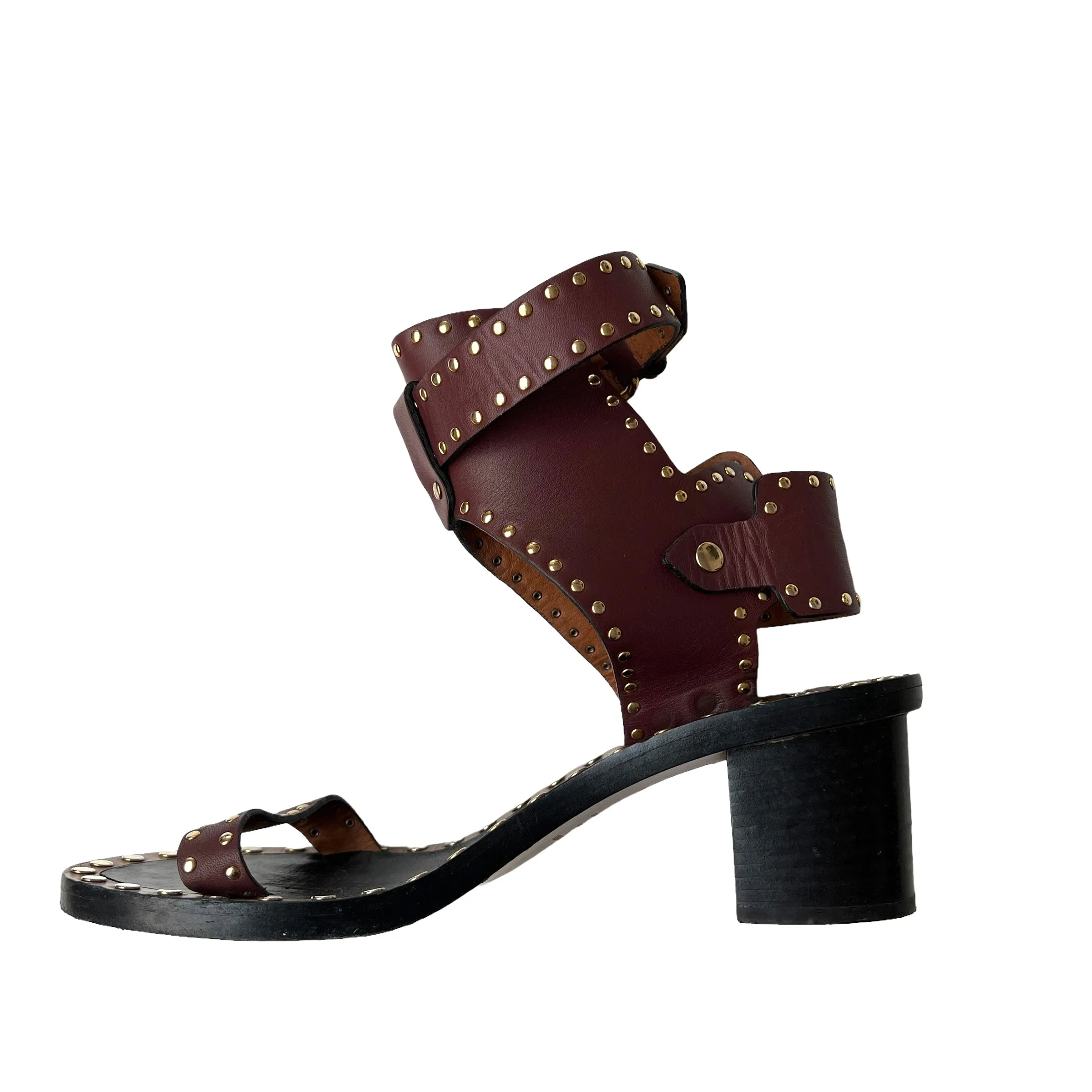 Brown Leather Sandals - 11