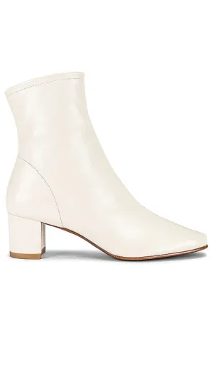 BY FAR Sofia Bootie in Ivory