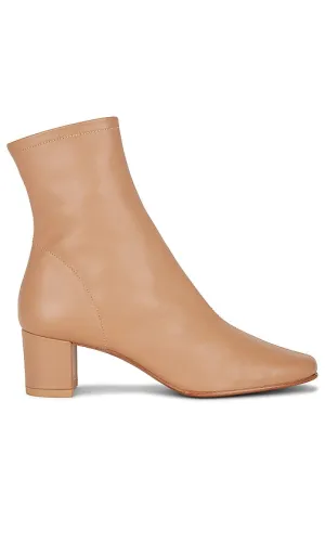 BY FAR Sofia Bootie in Nude