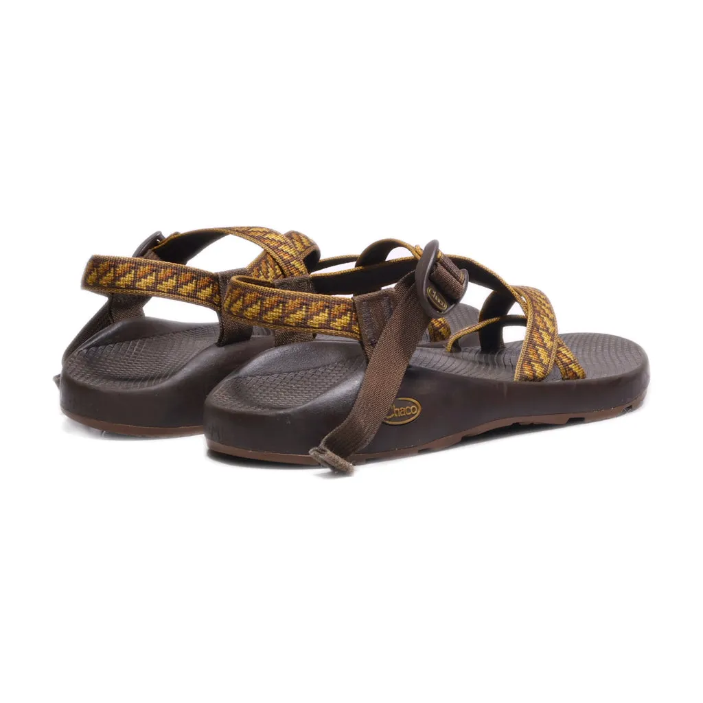Chaco Casual Sandals Fabric Brown Colour For Men
