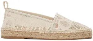 ChloÃ© Beige Lace Woody Espadrilles