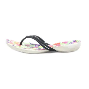 Crocs Isabella Graphic Flat Sandals Rubber Multicolour Colour For Women