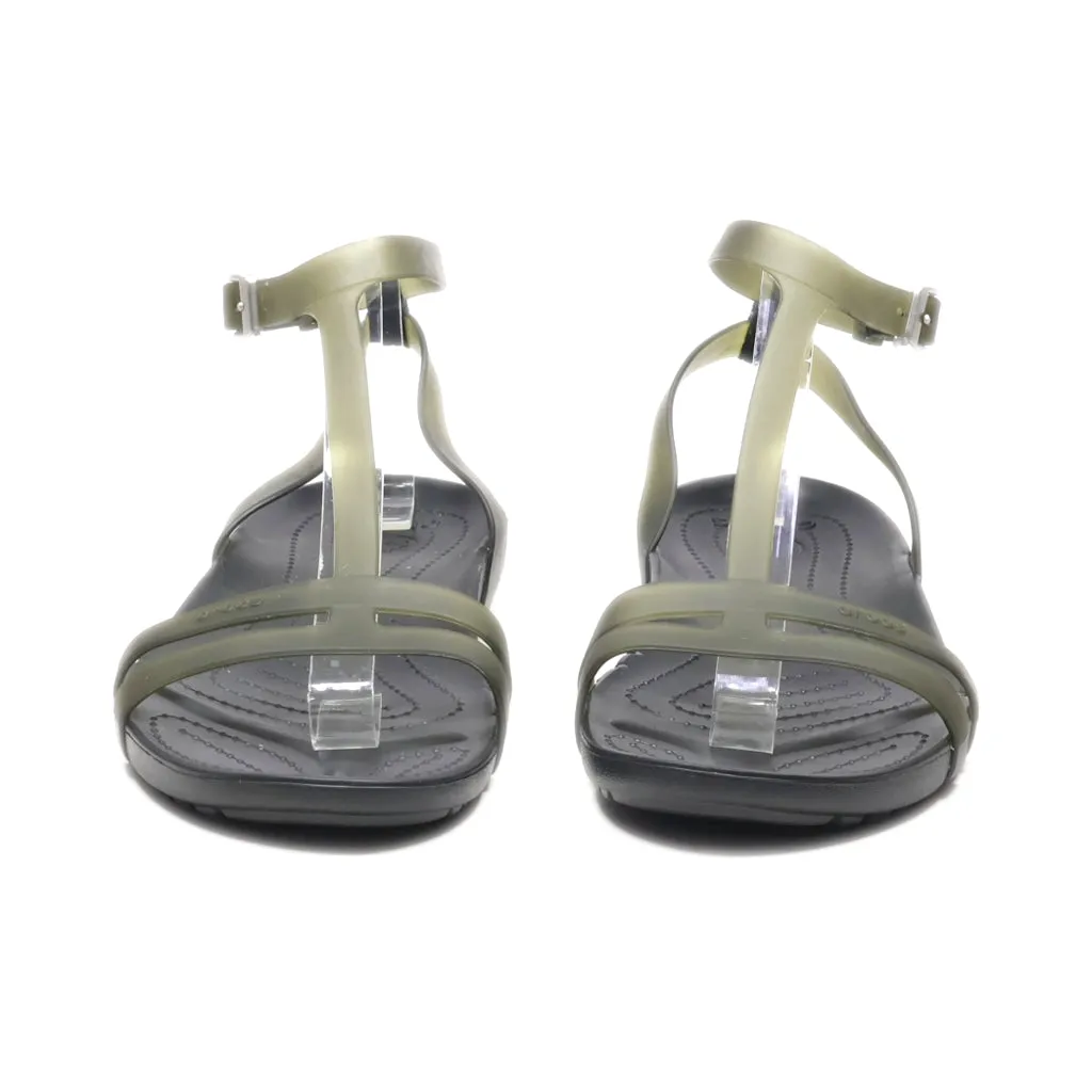 Crocs Sexi Flat Sandals Eva Grey Colour For Women