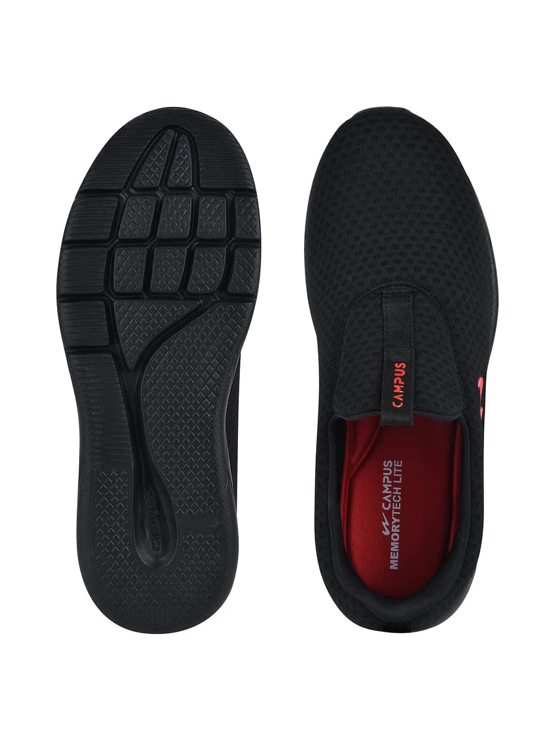CROMP Black Men's Running Shoes