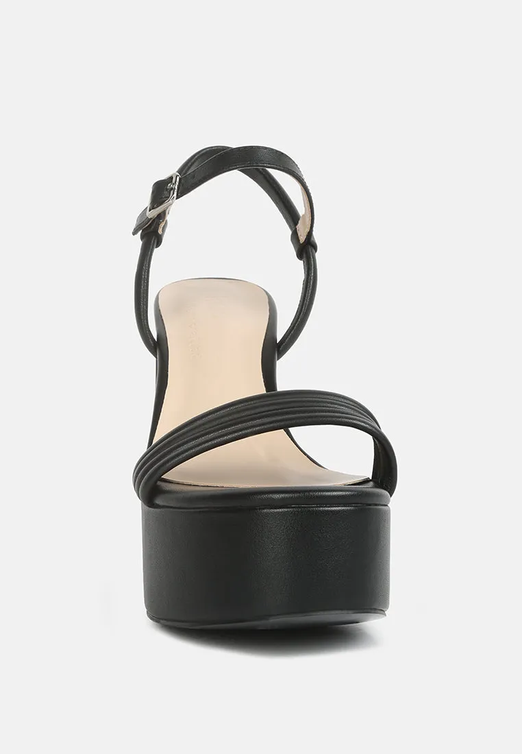 Cruella Block Heel Platform Sandals