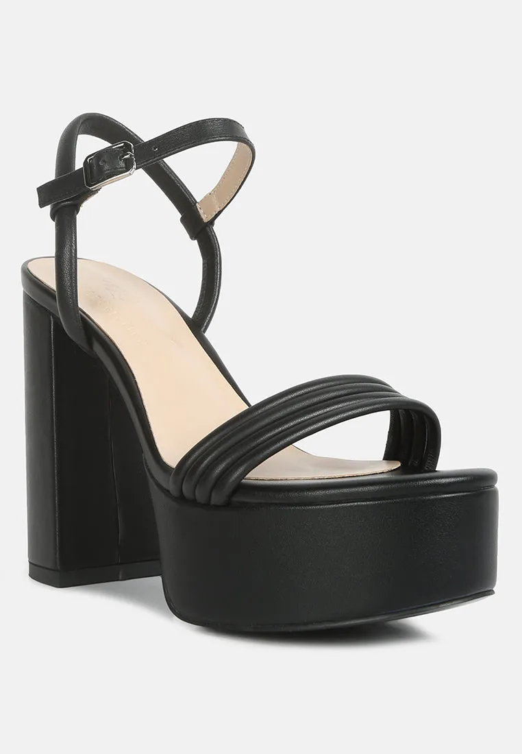 Cruella Block Heel Platform Sandals