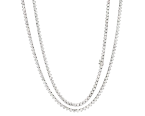 Diamond Line Necklace, 53.26 Carats