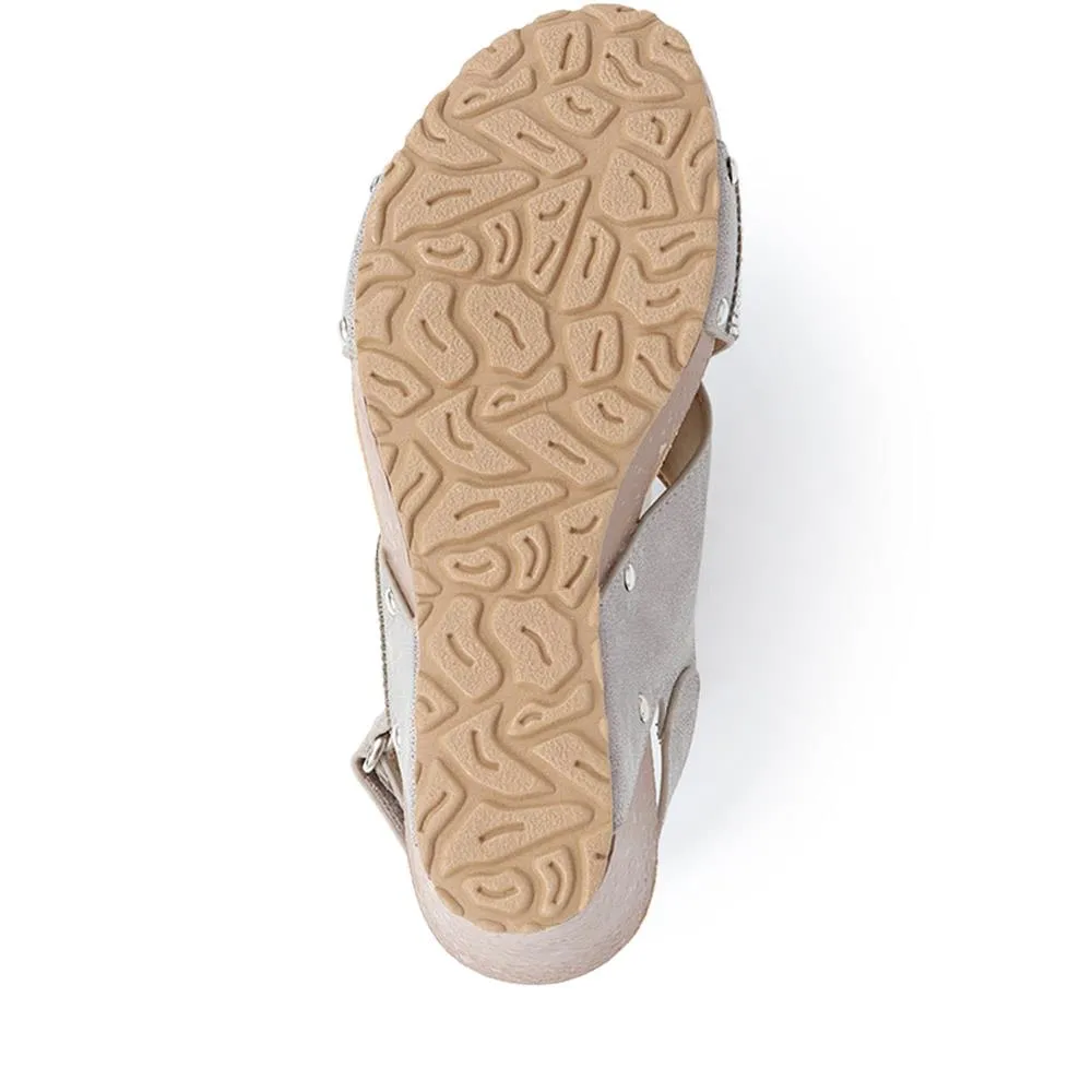 Embellished Wedge Heeled Sandals  - BAIZH39094 / 325 622