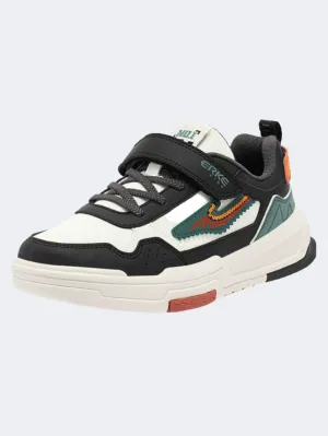 Erke Skateboard Gs-Boys Lifestyle Shoes Black/White