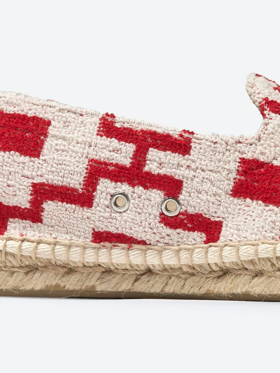 Espadrilles - White Machu Terry