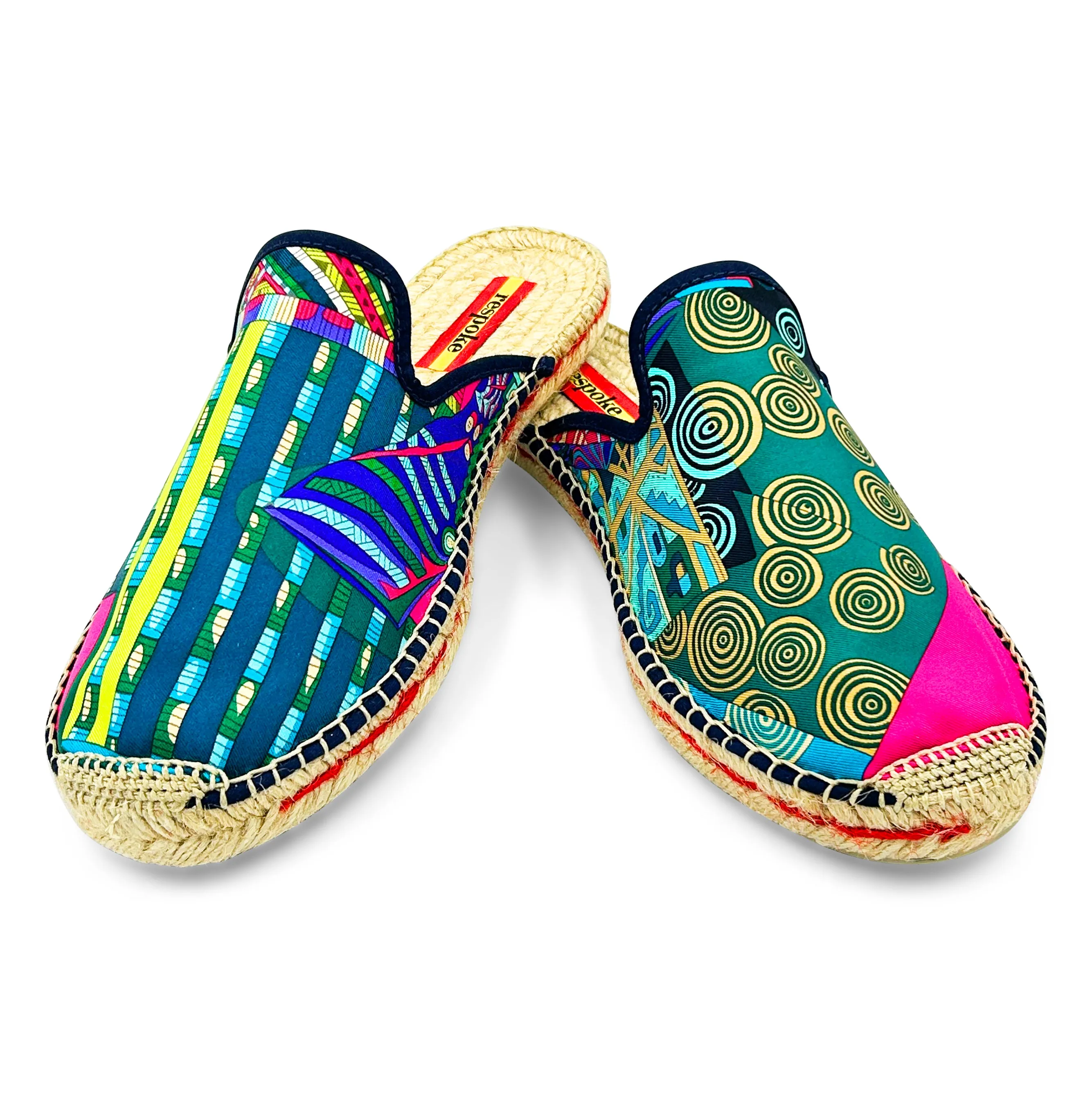 ETOFFES Fuchsia Mule Espadrilles