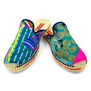 ETOFFES Fuchsia Mule Espadrilles