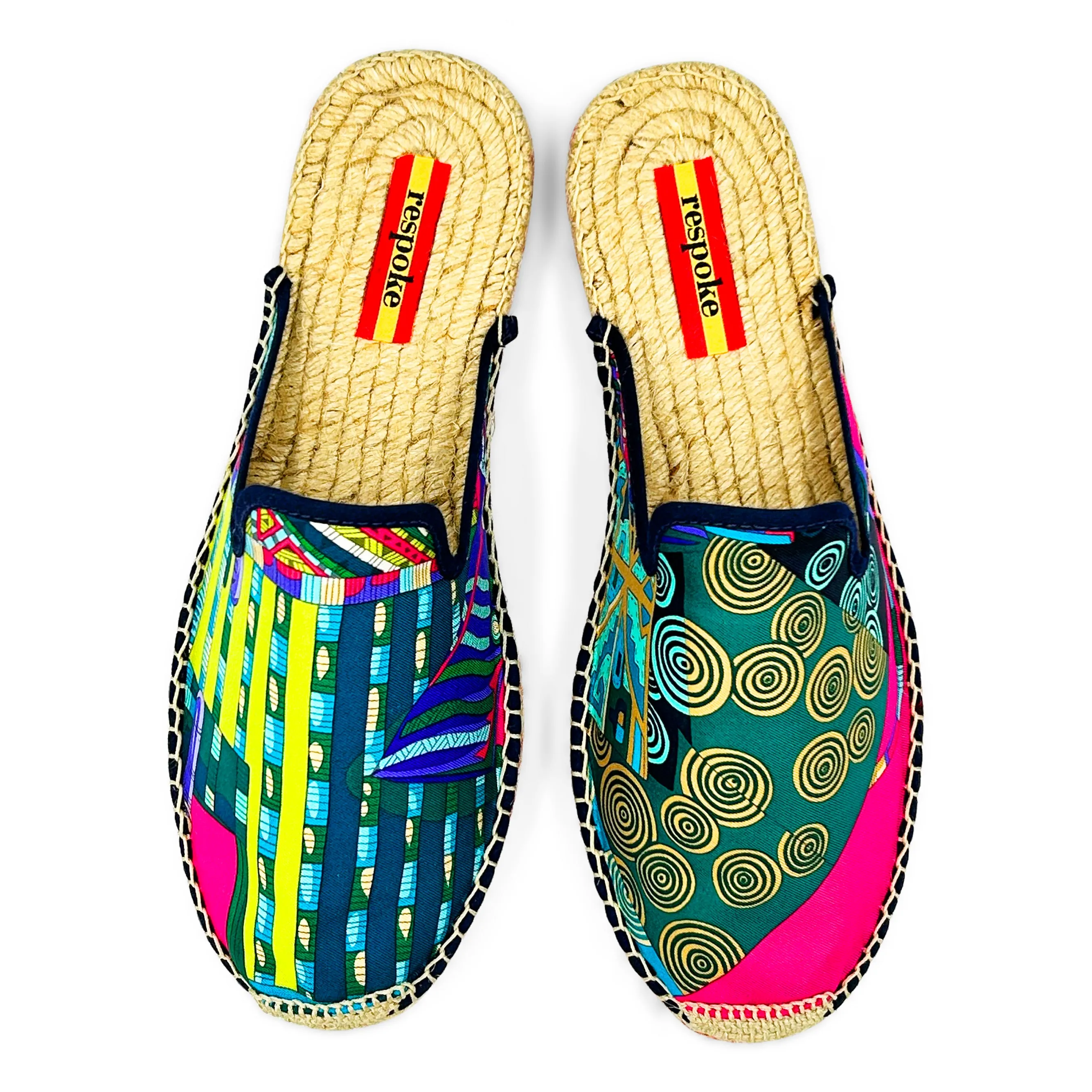 ETOFFES Fuchsia Mule Espadrilles
