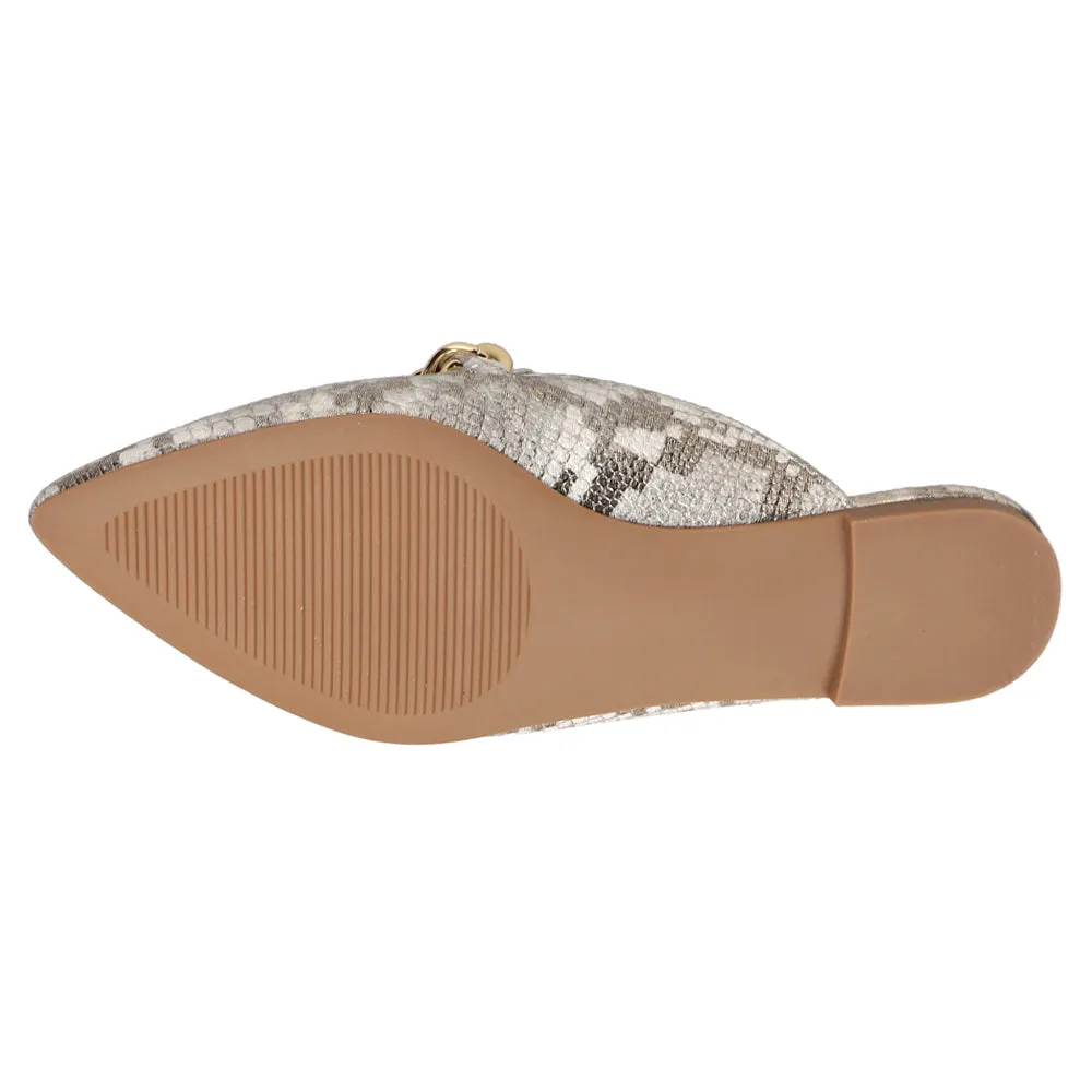 Faine Snake Mules