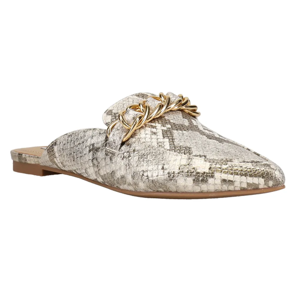 Faine Snake Mules