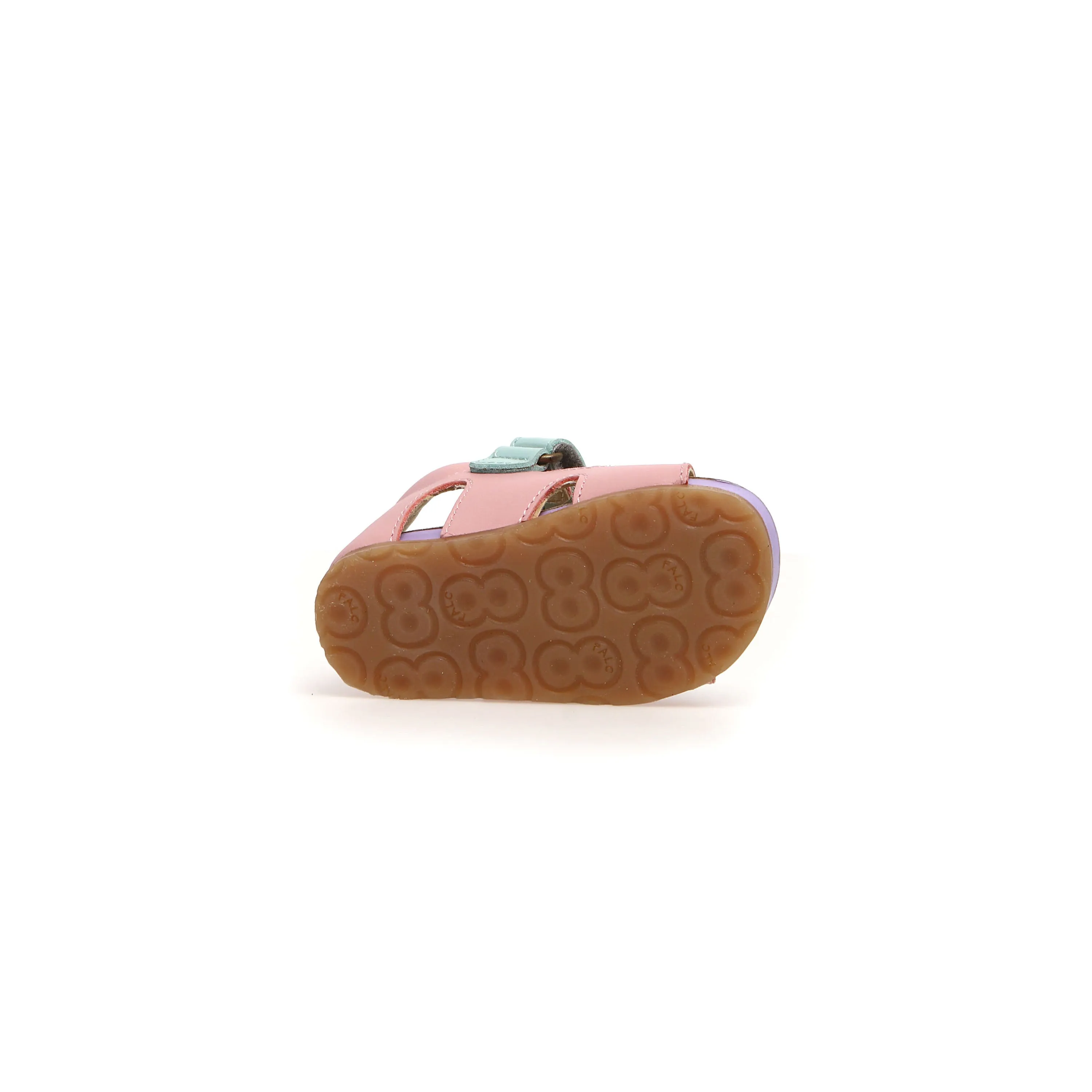 FALCOTTO - Bea Girls Pink Leather Sandals