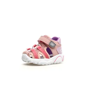 FALCOTTO - Boses Girls Pink Sandals in Eco Nabuk