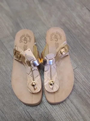 Fantasy sandals S90004 Mirabella Rosegold thong sandal