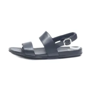 Fitflop Flat Sandals Leather Black Colour For Women