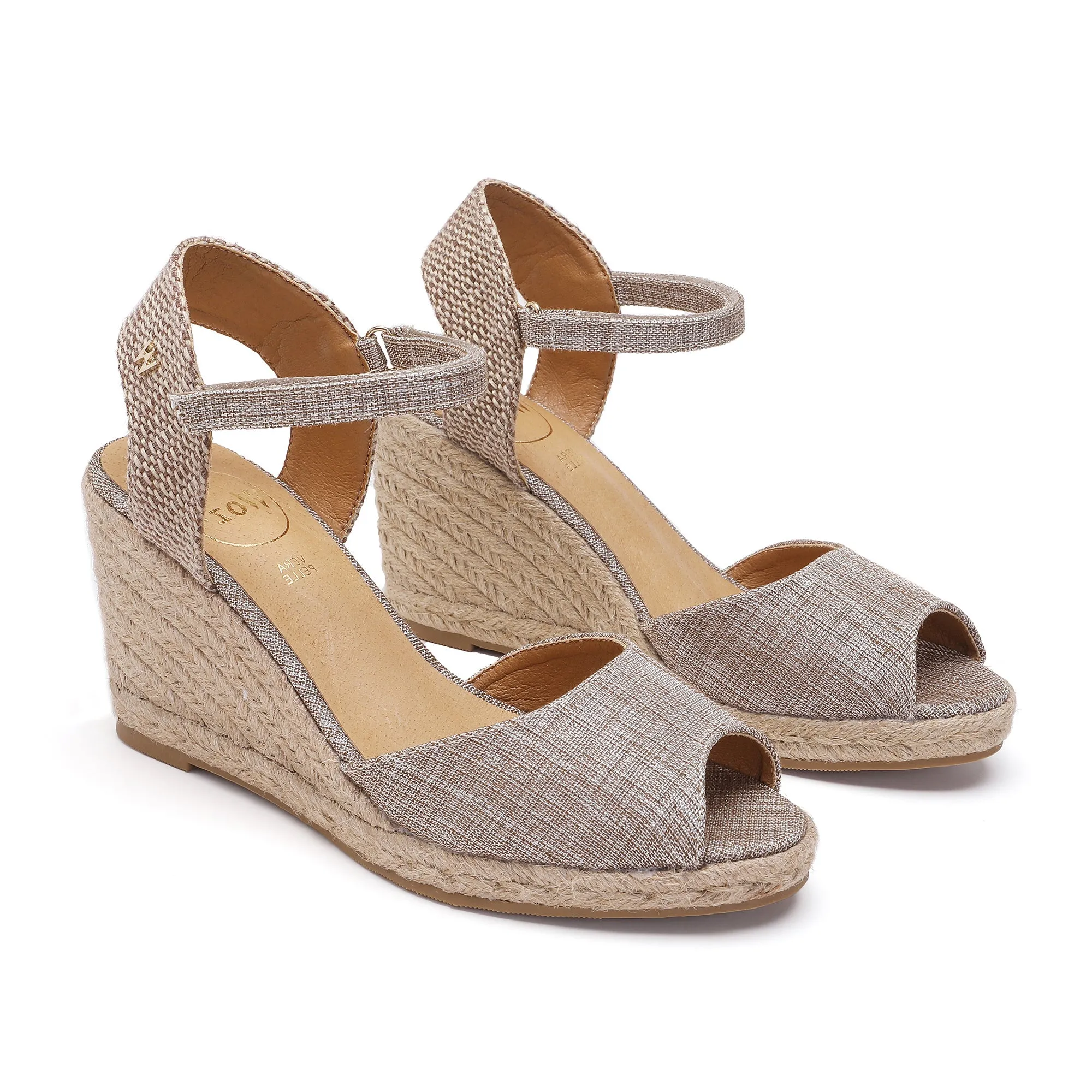Flora Taupe Espadrilles