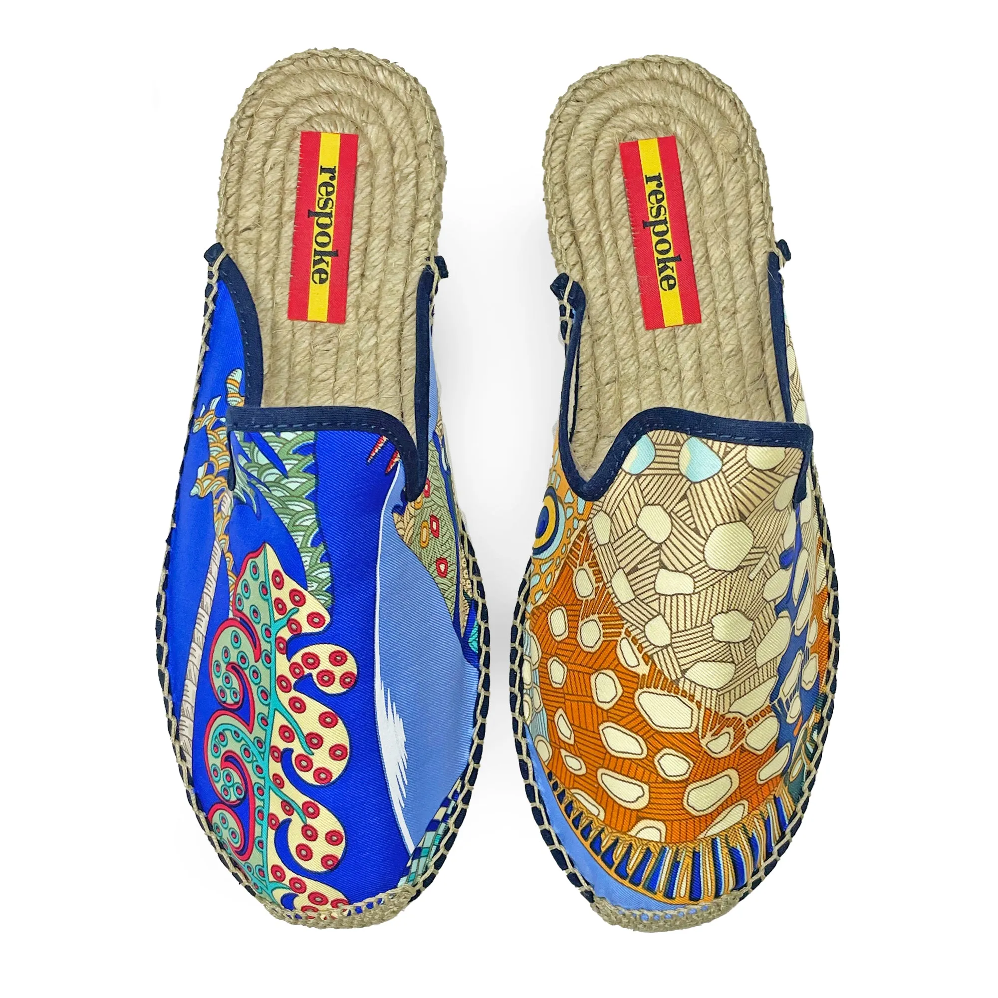 FONDS Royal Blue Mule Espadrilles