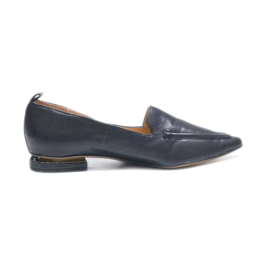 Franco Sarto Loafers Leather Black Colour For Women
