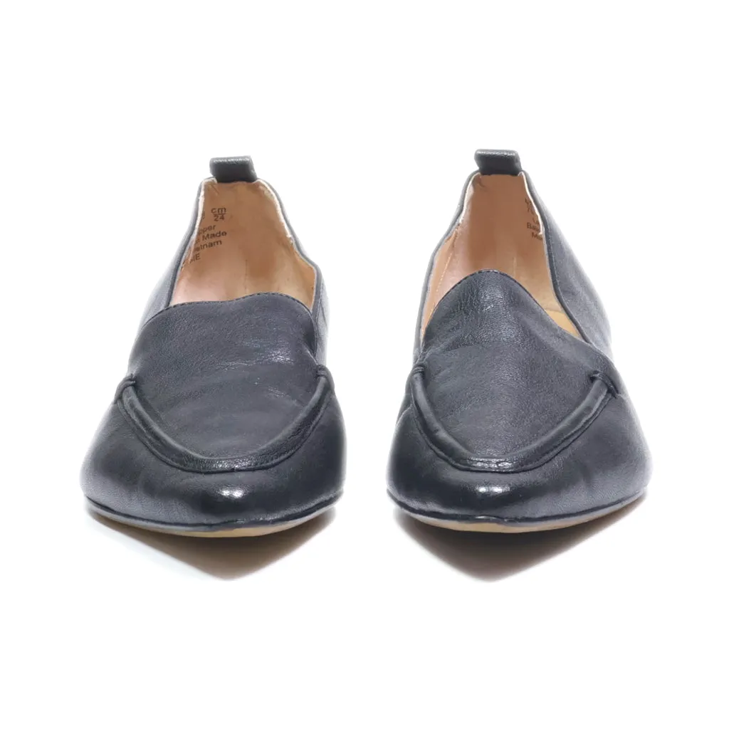 Franco Sarto Loafers Leather Black Colour For Women