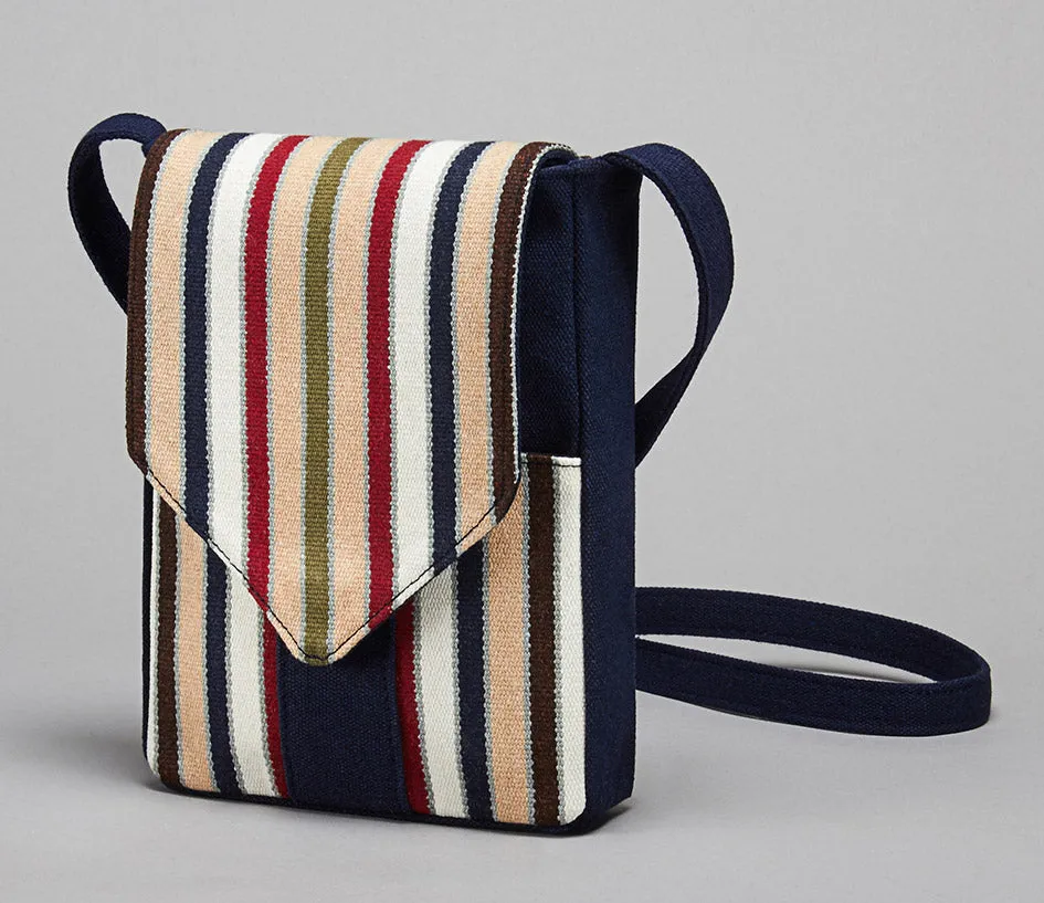 French stripes espadrille canvas