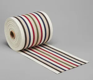 French stripes espadrille canvas