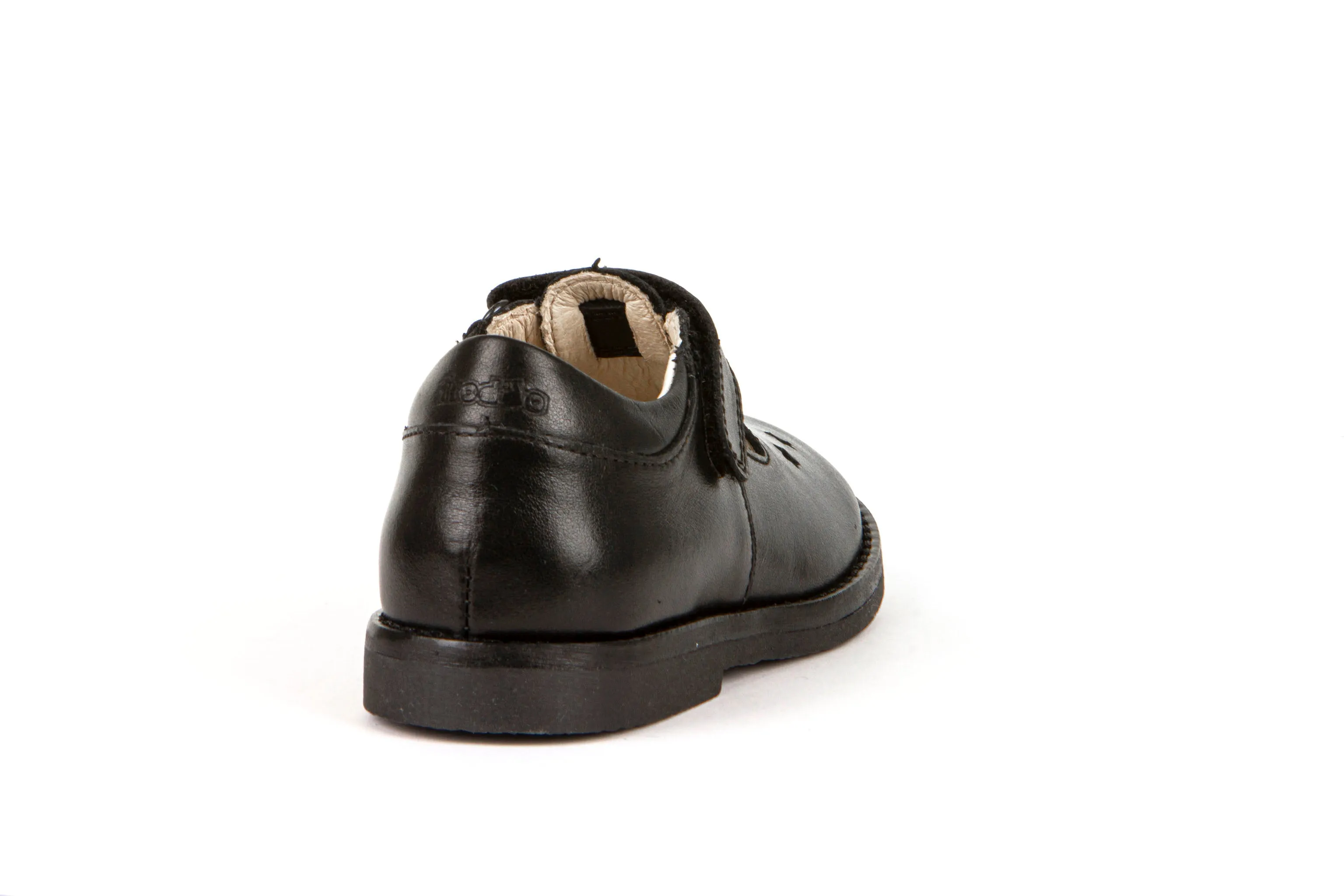 Froddo Evia Girls Black T-Bar School Shoe