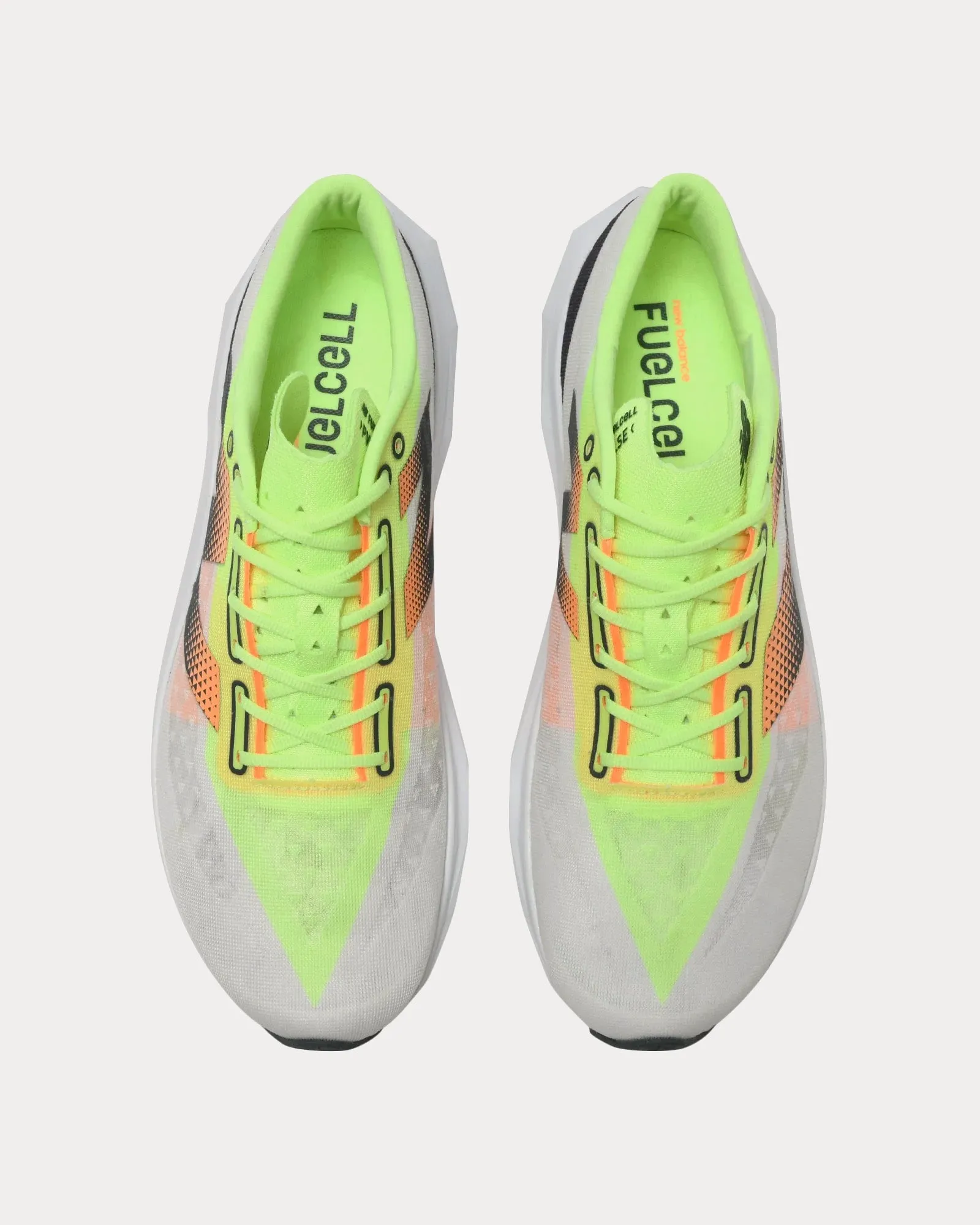 FuelCell Pvlse v1 BM White / Bleached Lime Glo / Hot Mango Running Shoes