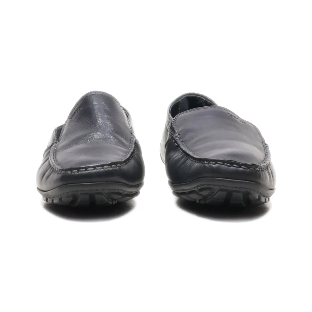 Geox Loafers Fabric Black Colour For Women