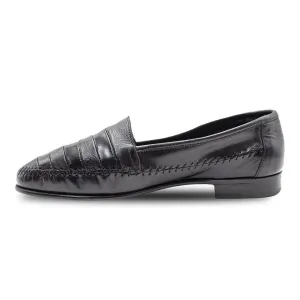 Giorgio Brutini On Formal Slip Ons Leather Black Colour For Men